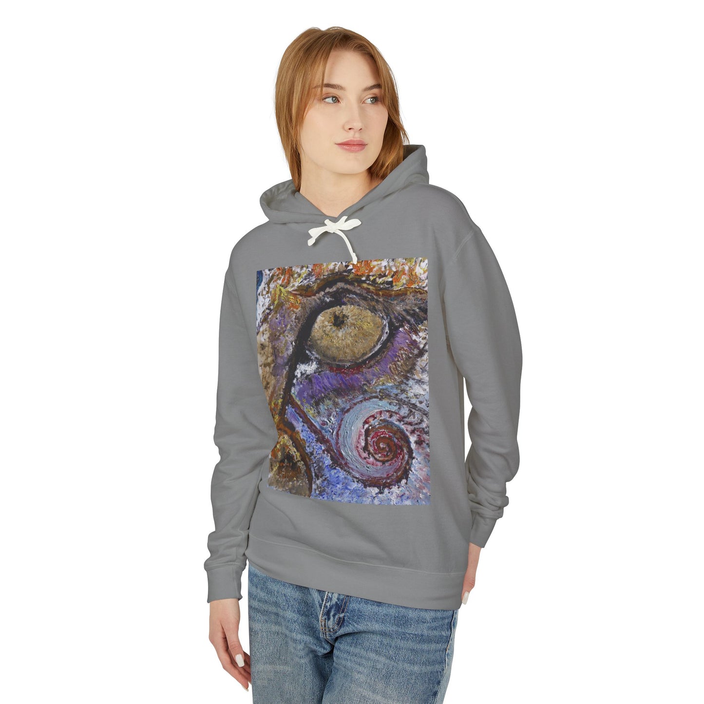 Lioness of Ra - Unisex Lightweight Hooded Sweatshirt