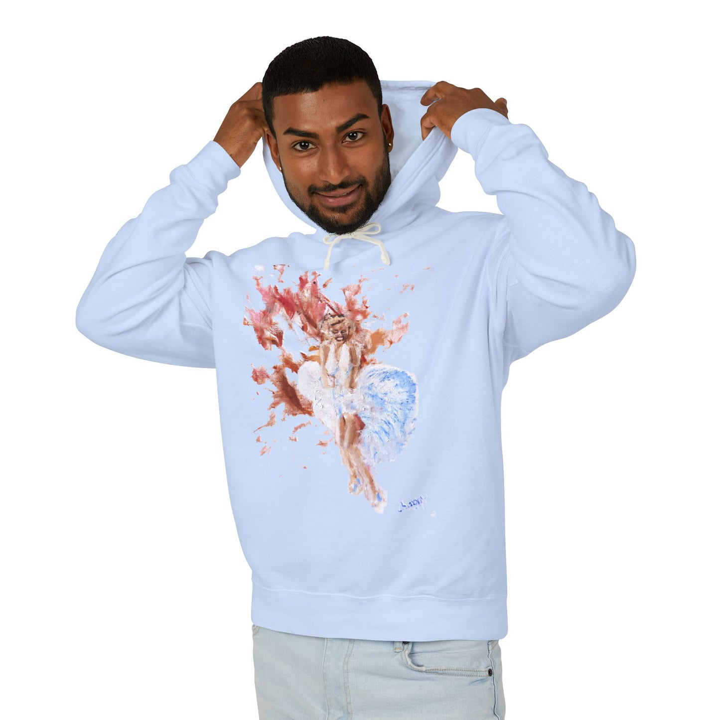 Diva- Unisex Lightweight Hooded Sweatshirt