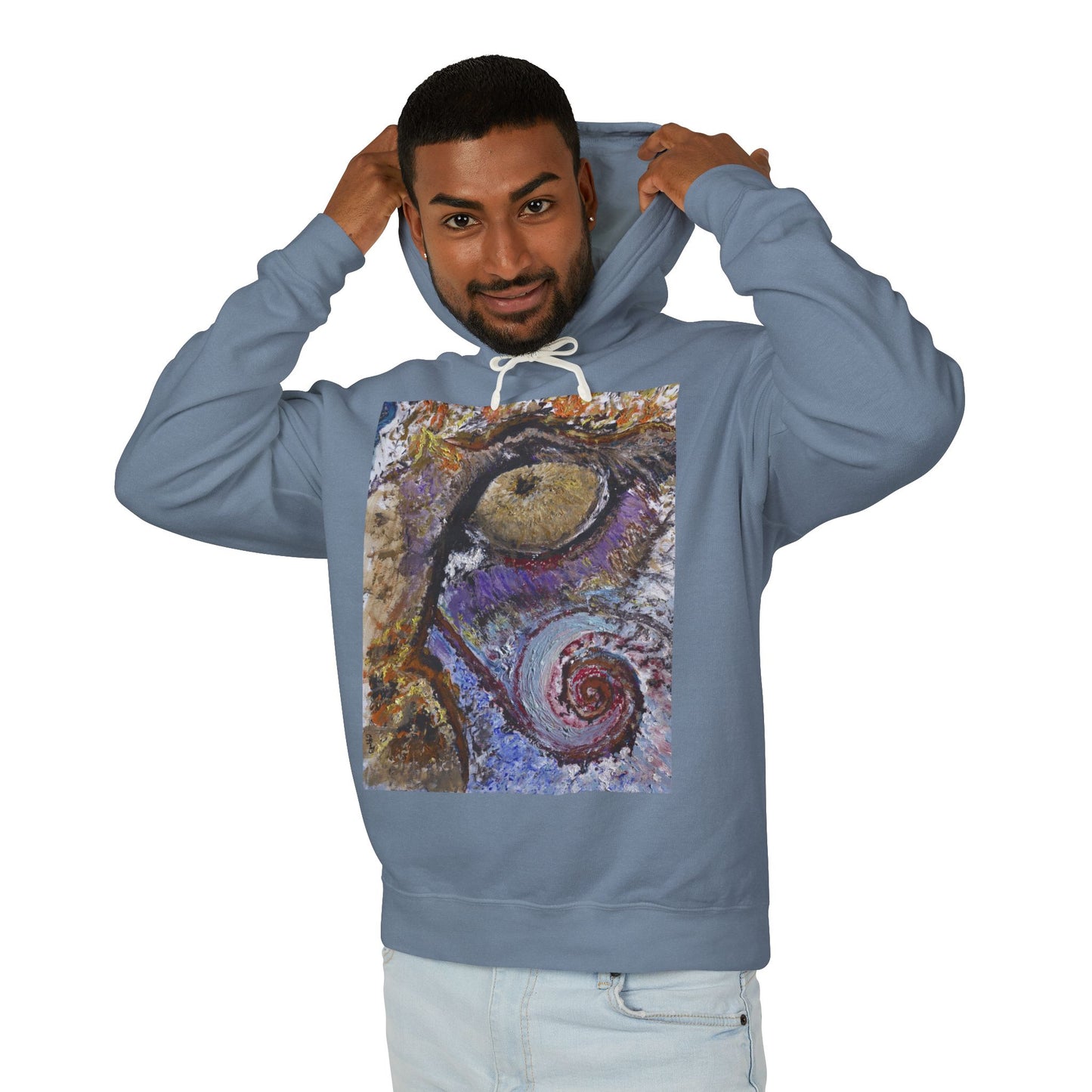 Lioness of Ra - Unisex Lightweight Hooded Sweatshirt