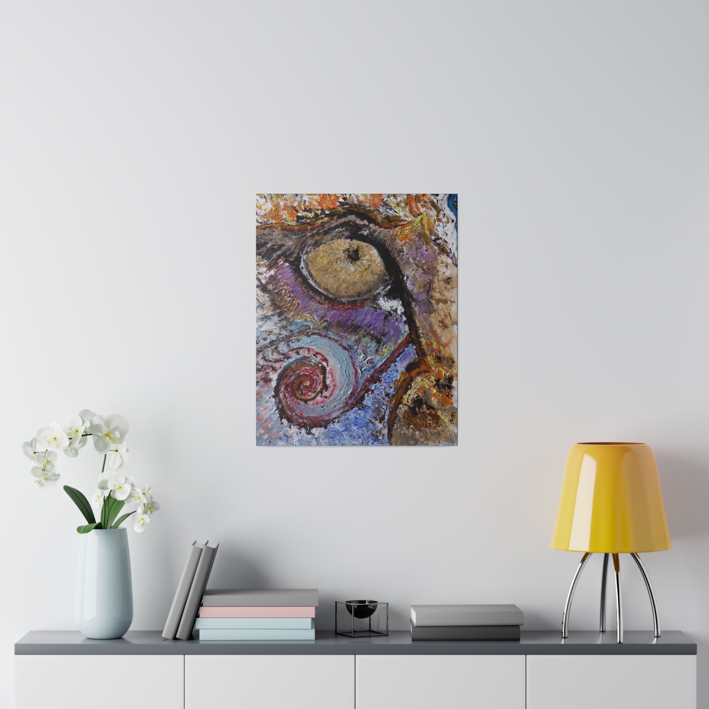 Lioness of Ra, 0.75" Stretched Canvas