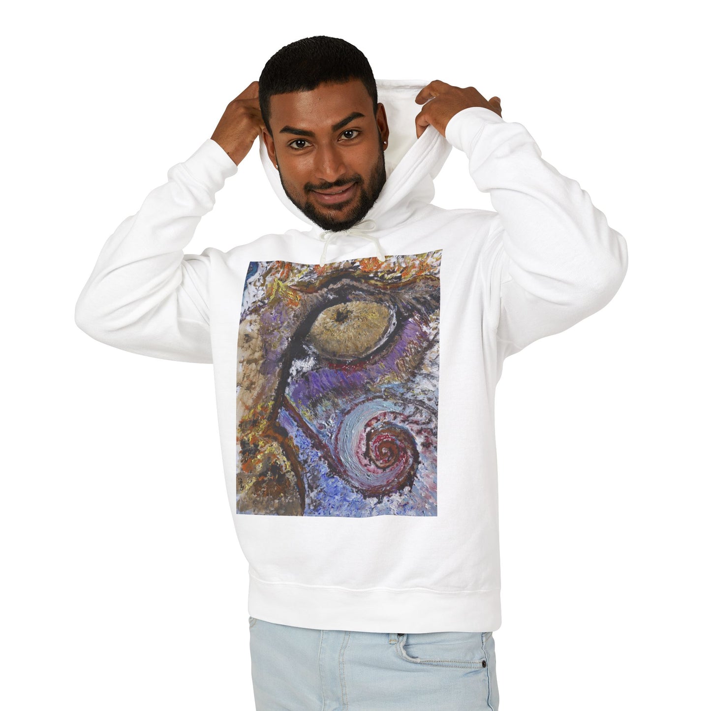 Lioness of Ra - Unisex Lightweight Hooded Sweatshirt