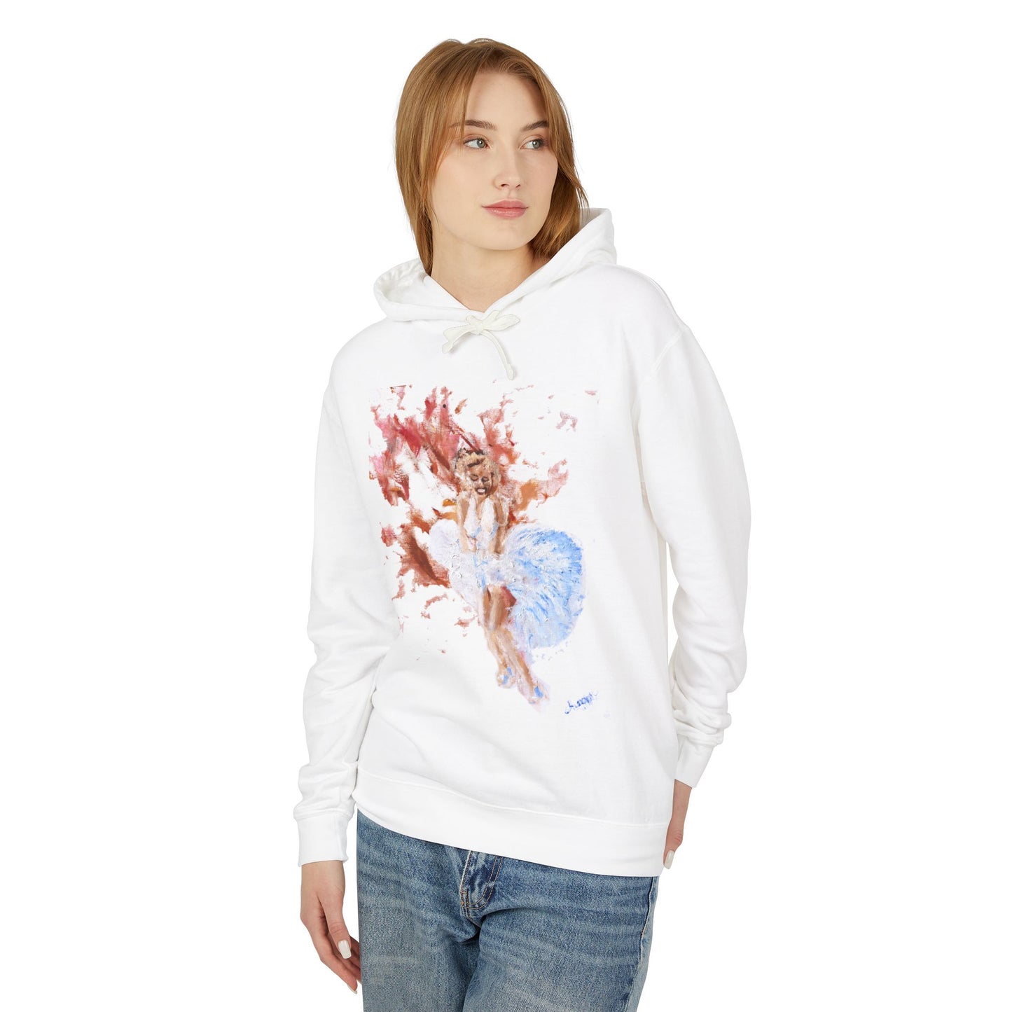 Diva- Unisex Lightweight Hooded Sweatshirt