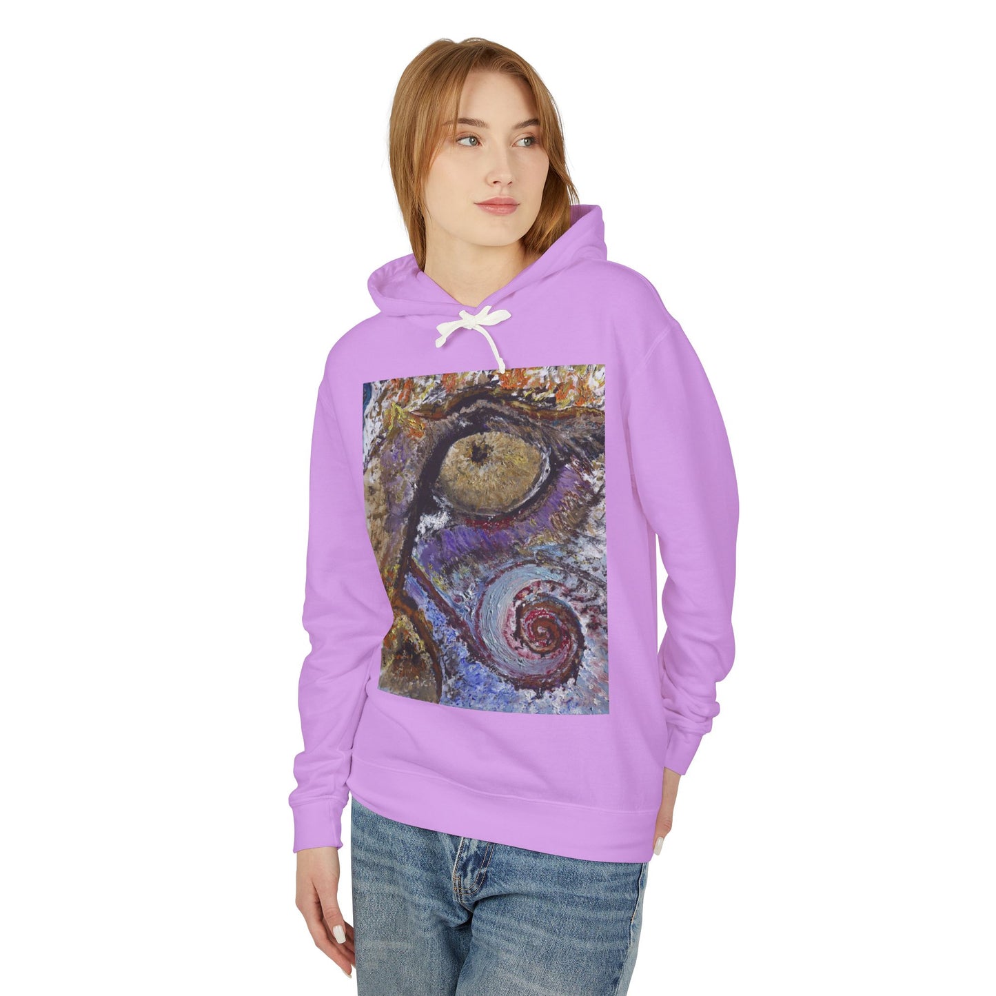 Lioness of Ra - Unisex Lightweight Hooded Sweatshirt