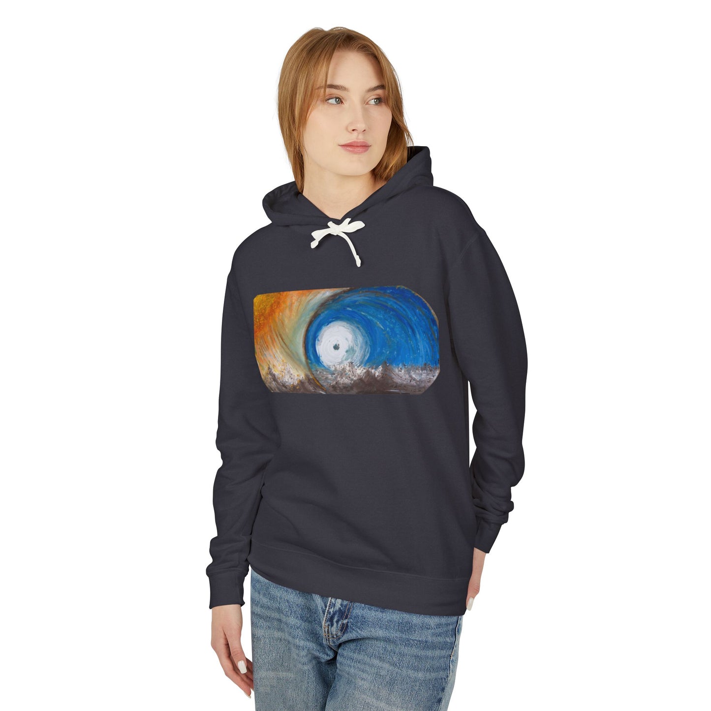 Portal - Unisex Lightweight Hooded Sweatshirt