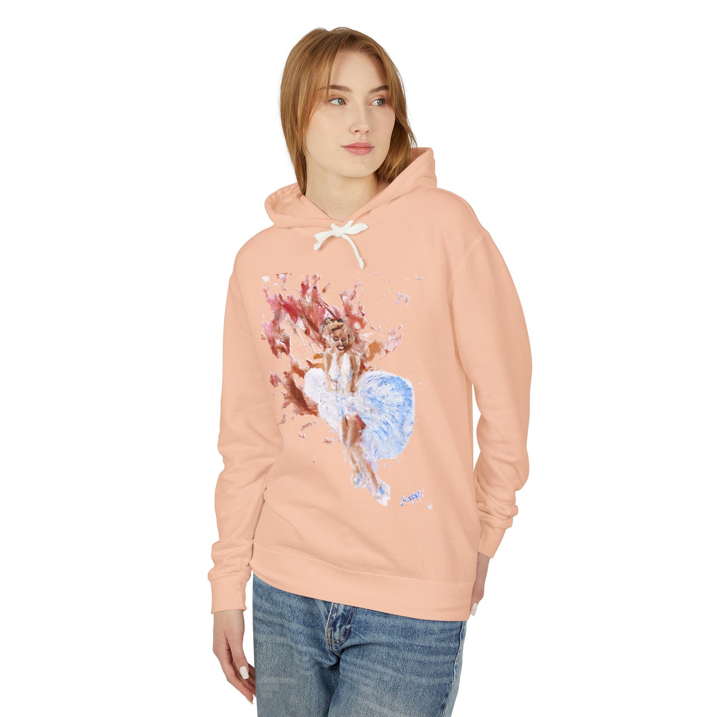 Diva- Unisex Lightweight Hooded Sweatshirt