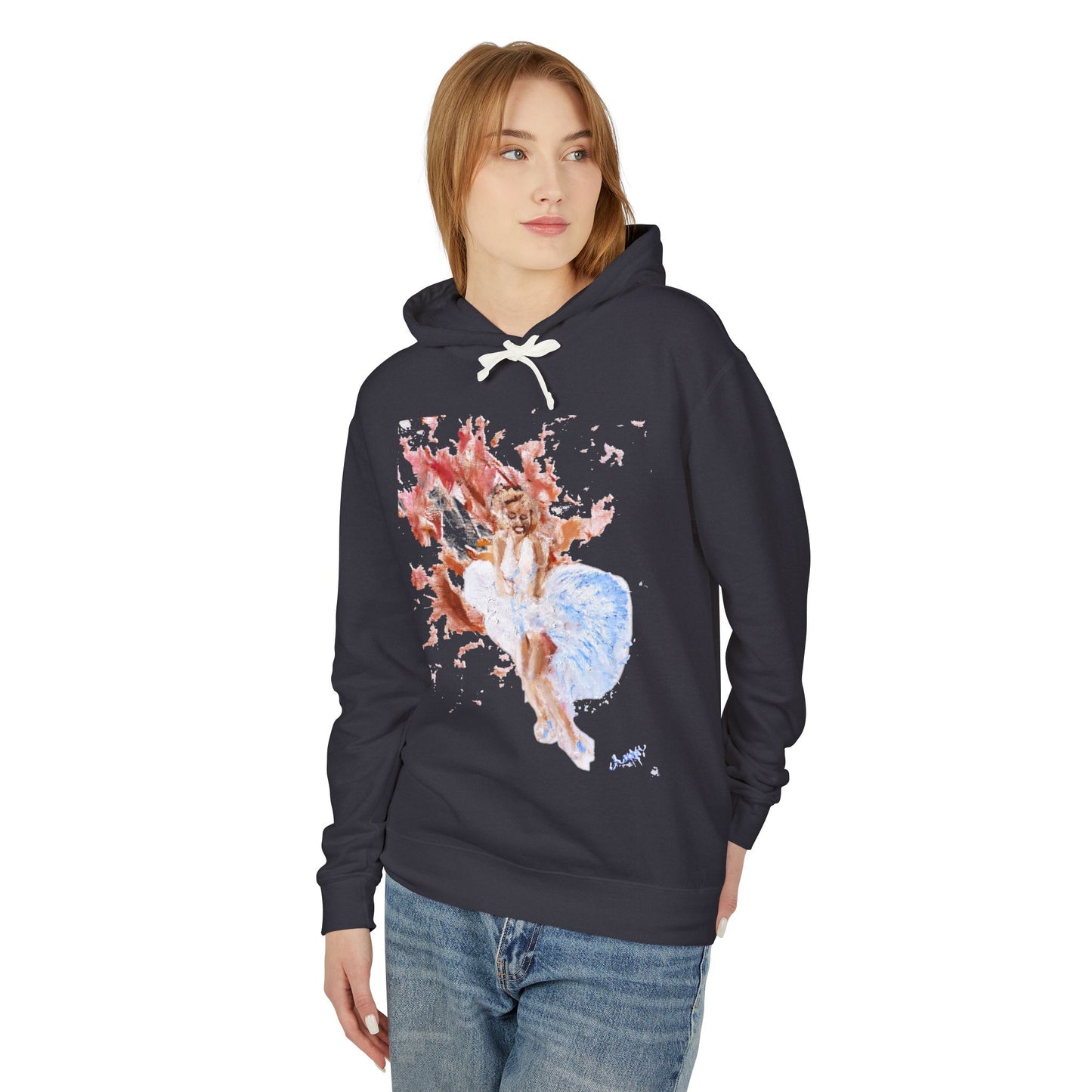 Diva- Unisex Lightweight Hooded Sweatshirt