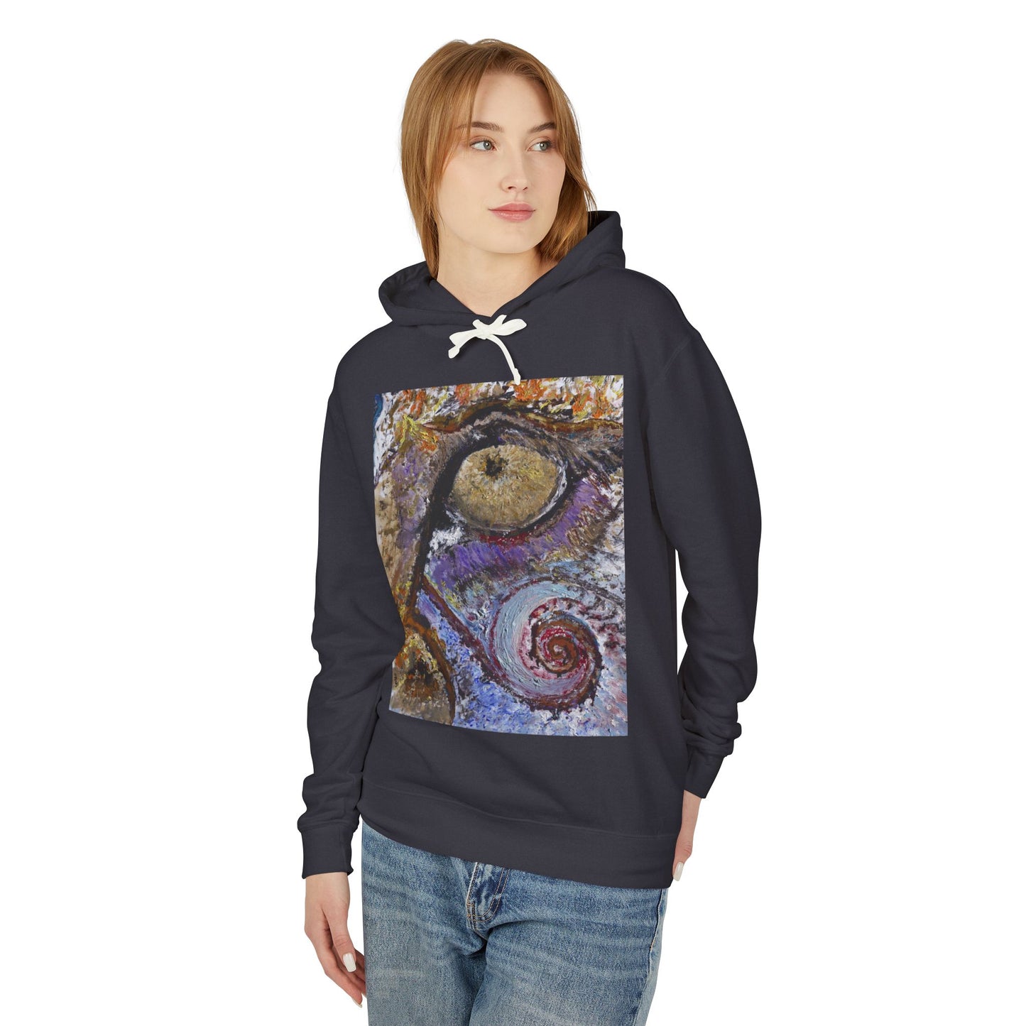 Lioness of Ra - Unisex Lightweight Hooded Sweatshirt