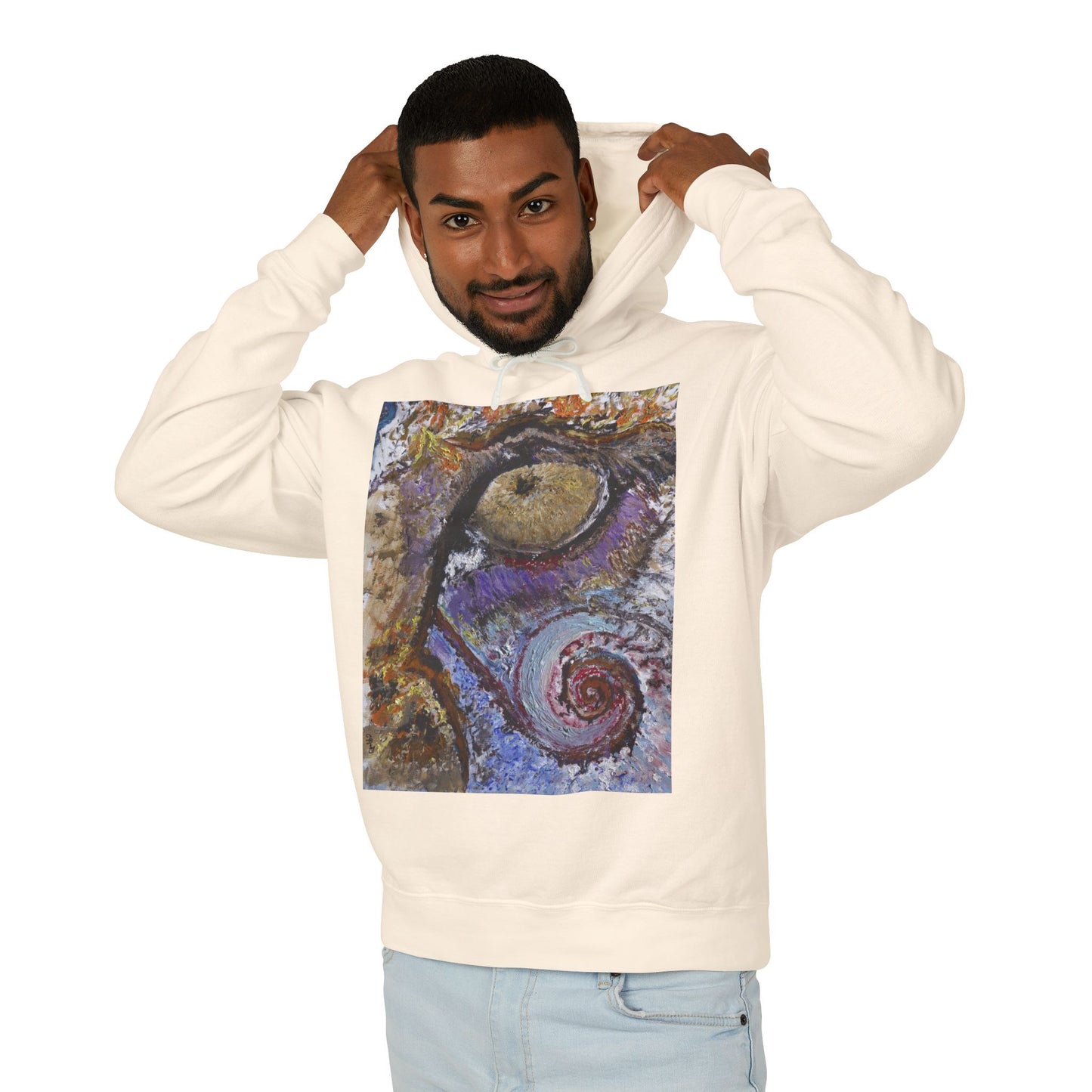 Lioness of Ra - Unisex Lightweight Hooded Sweatshirt