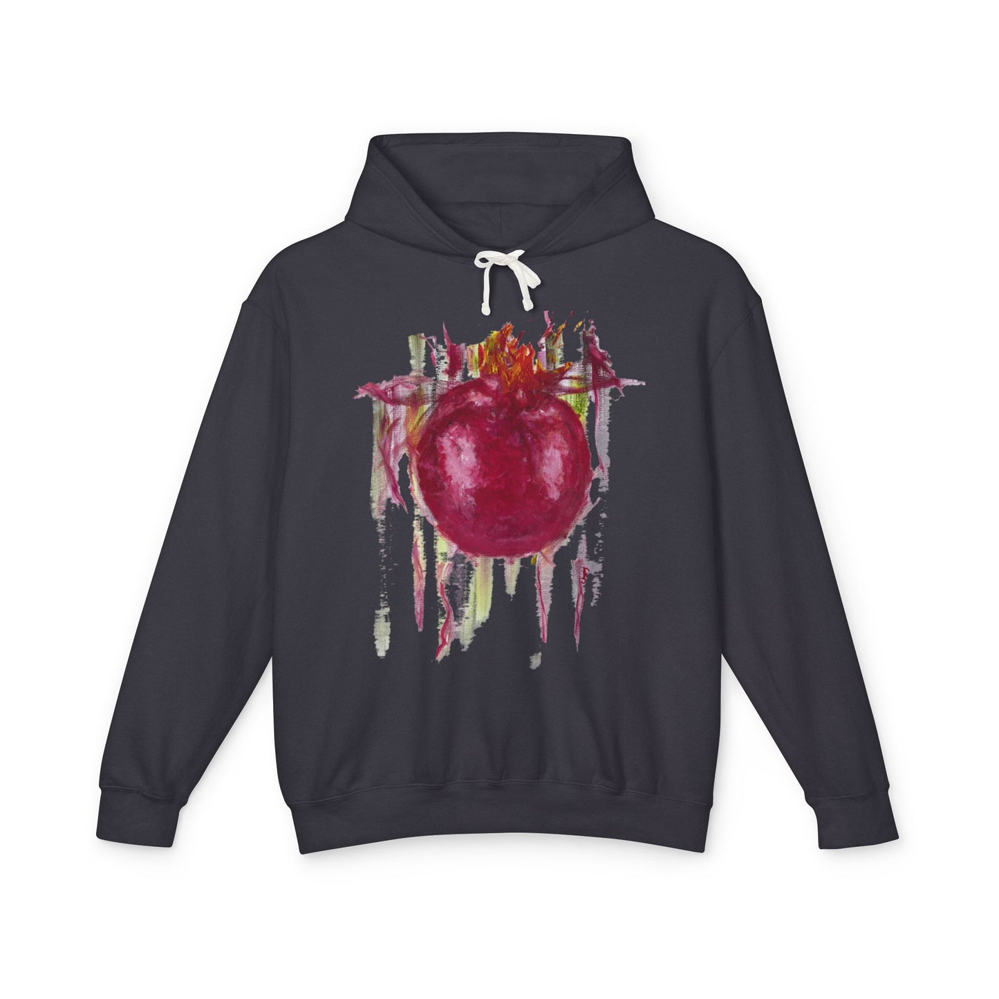 Pomegranate- Unisex Lightweight Hooded Sweatshirt