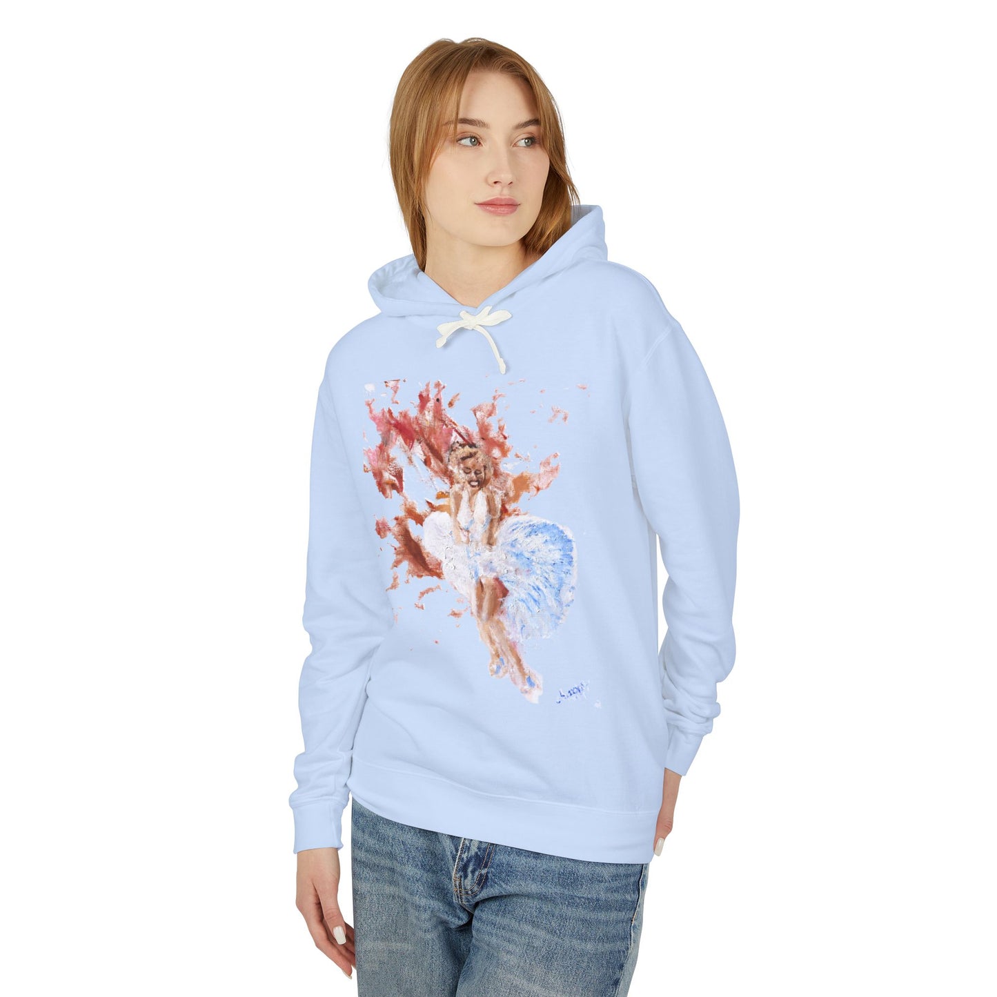 Diva- Unisex Lightweight Hooded Sweatshirt