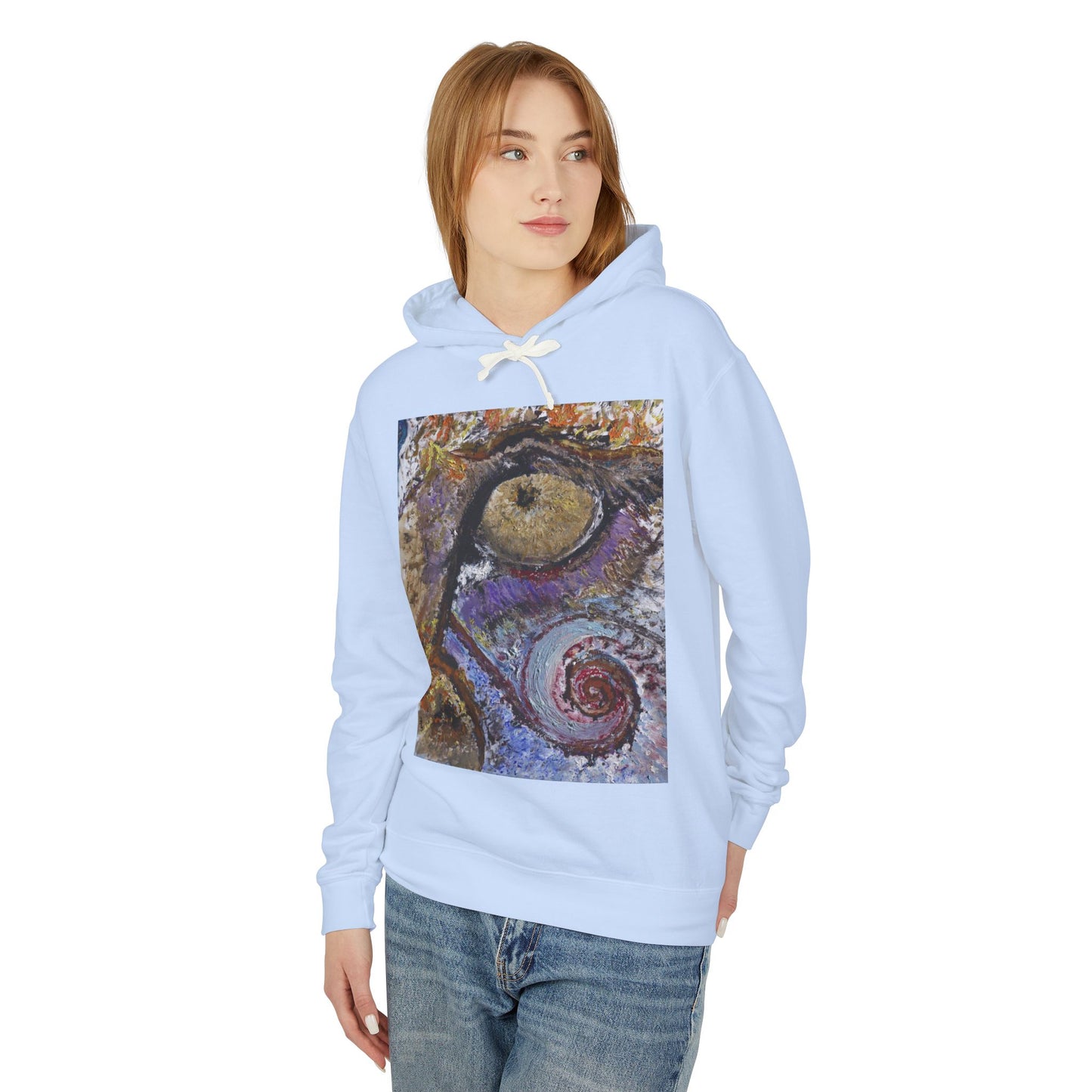 Lioness of Ra - Unisex Lightweight Hooded Sweatshirt