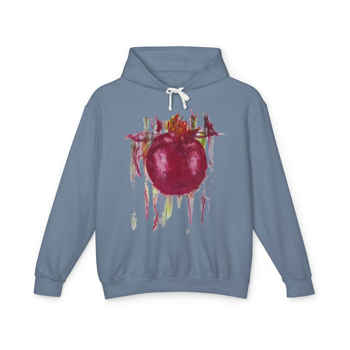 Pomegranate- Unisex Lightweight Hooded Sweatshirt