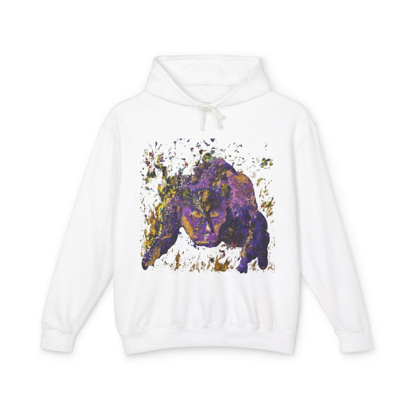 Jaguar Spirit - Unisex Lightweight Hooded Sweatshirt
