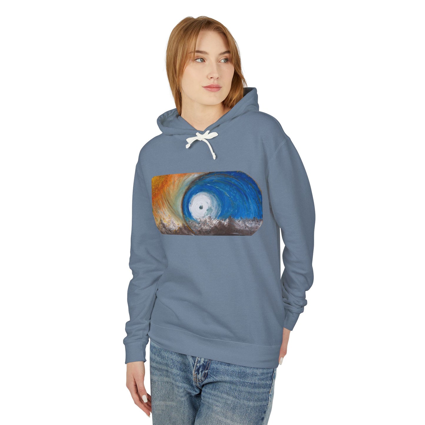 Portal - Unisex Lightweight Hooded Sweatshirt