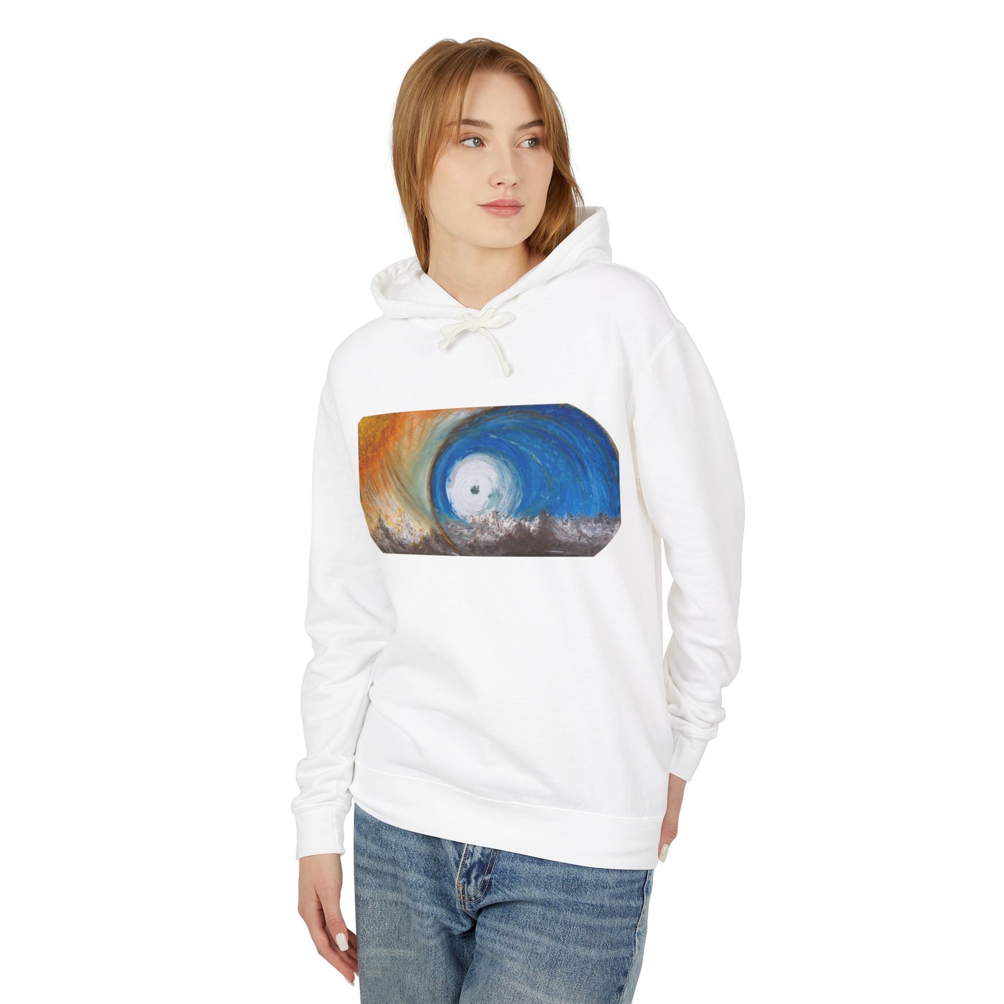 Portal - Unisex Lightweight Hooded Sweatshirt