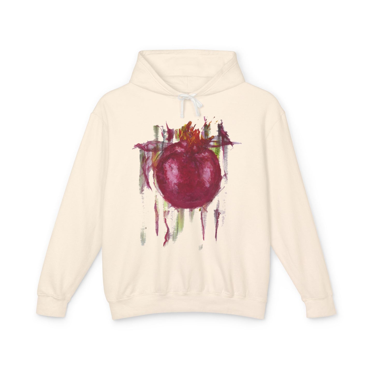 Pomegranate- Unisex Lightweight Hooded Sweatshirt