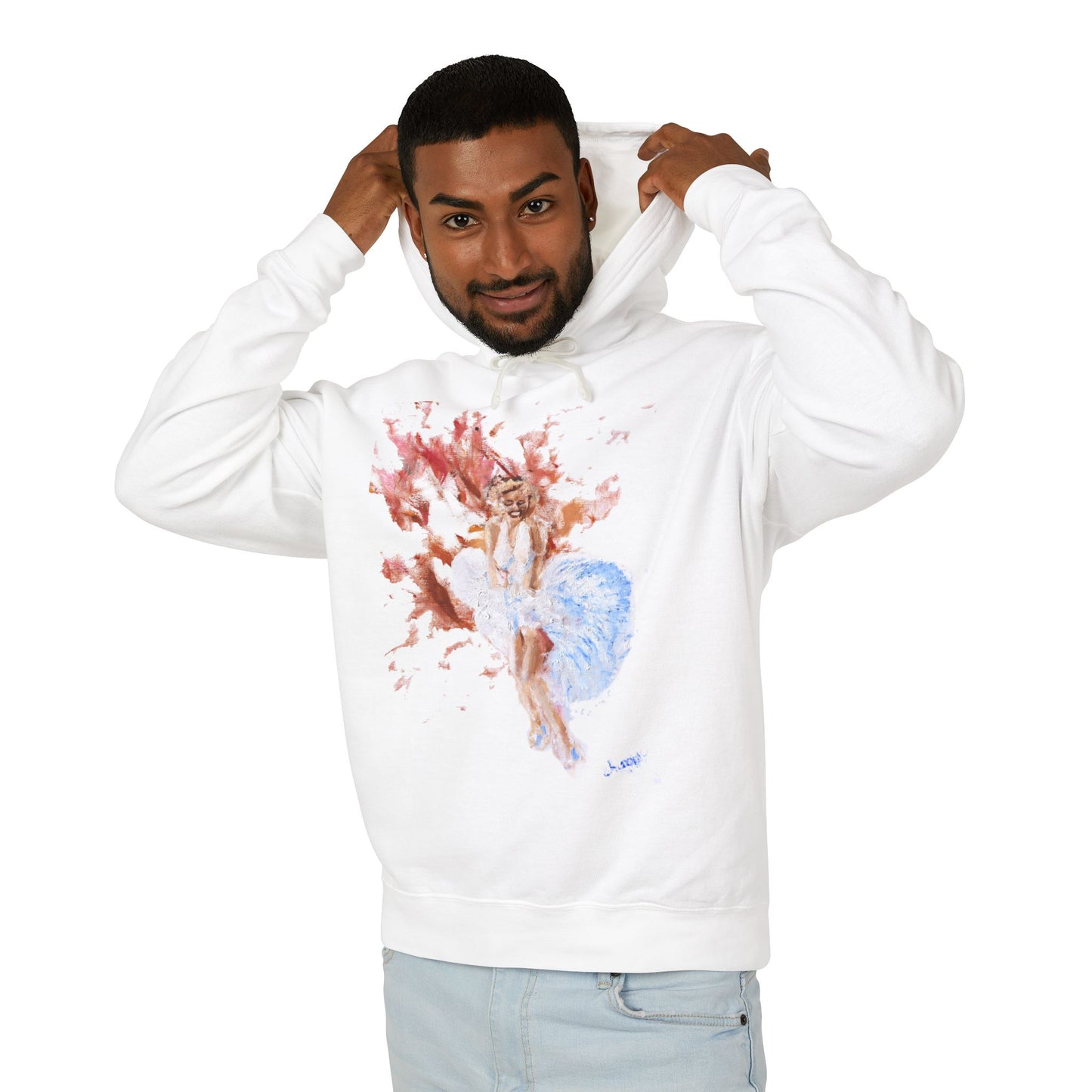 Diva- Unisex Lightweight Hooded Sweatshirt