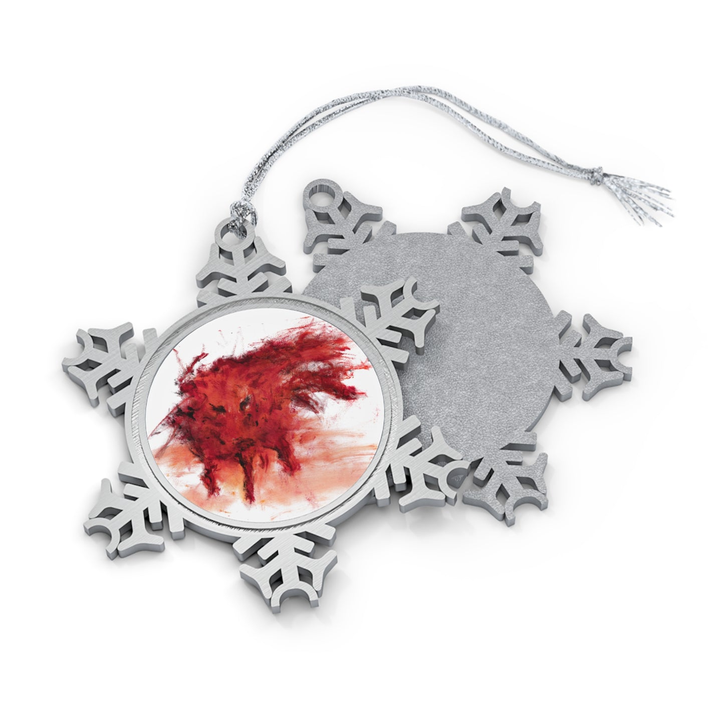 Javelina Pewter Snowflake Ornament