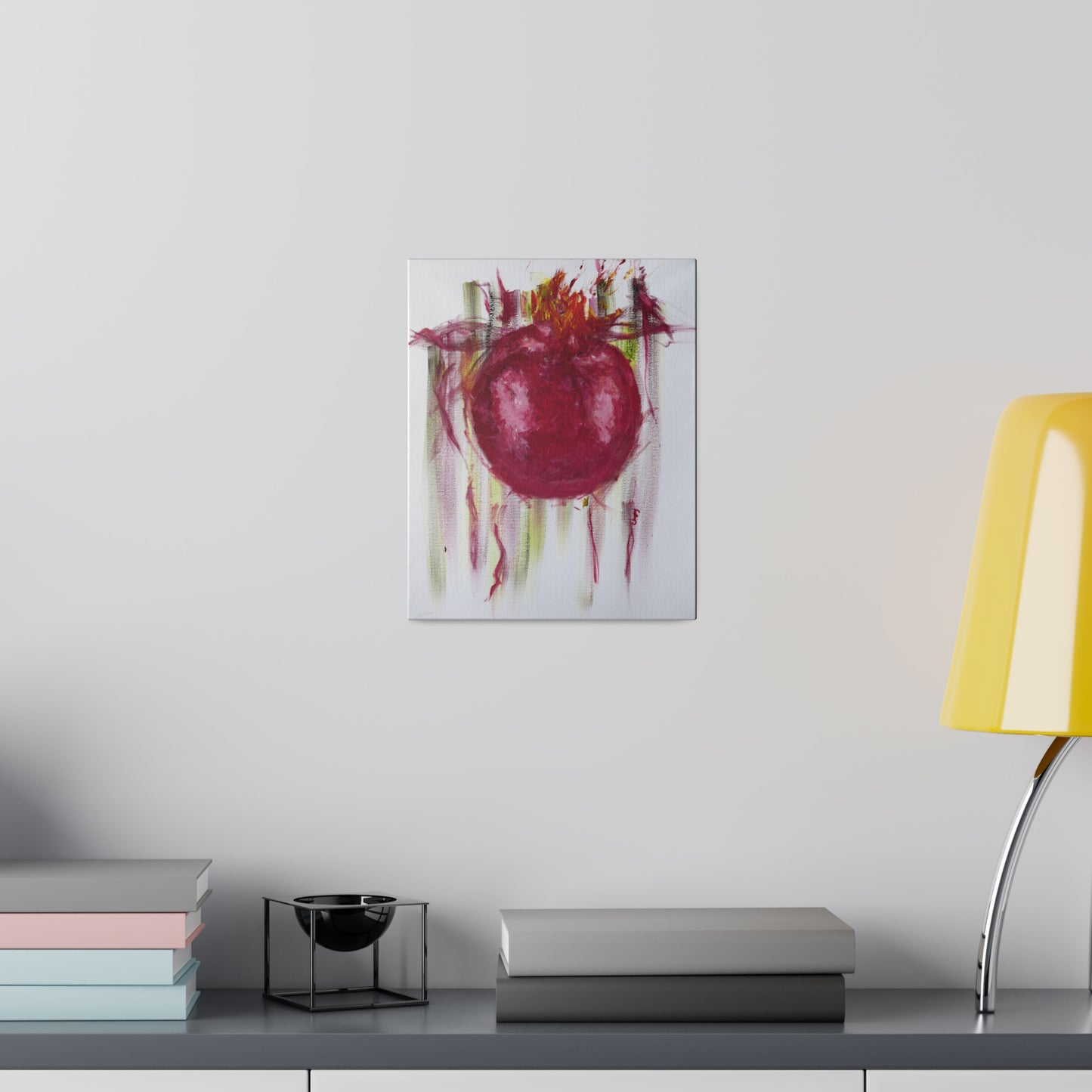 Pomegranate, 0.75" Stretched Canvas