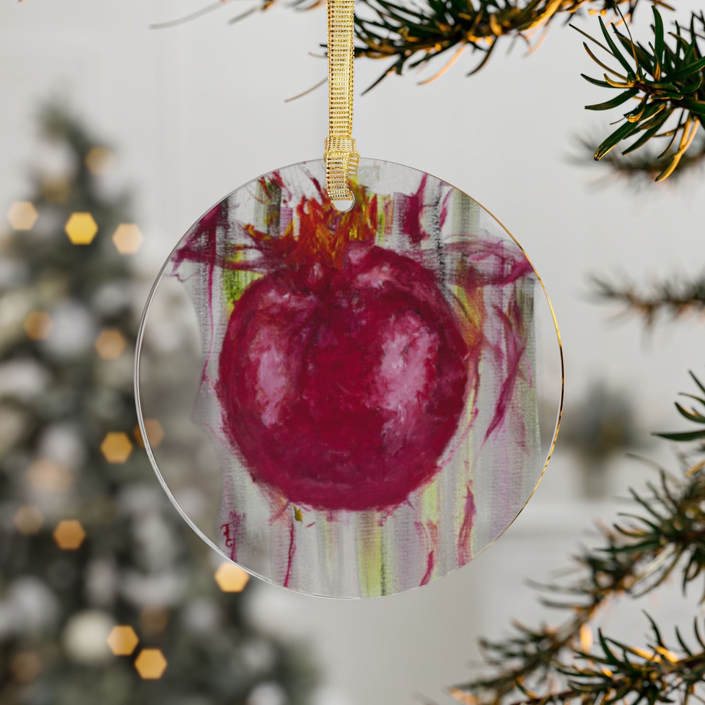 Pomegranate Acrylic Ornament