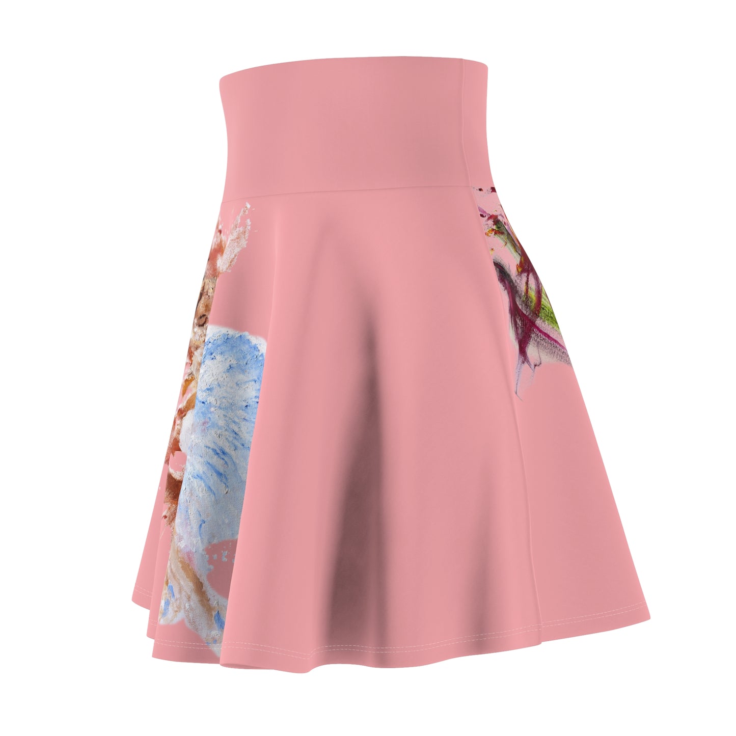 Pink Diva Pomegranate Women's Skater Skirt