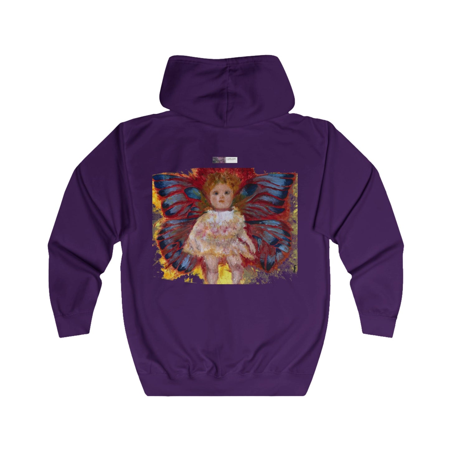 Butterfly Babydoll Unisex Full Zip Hoodie