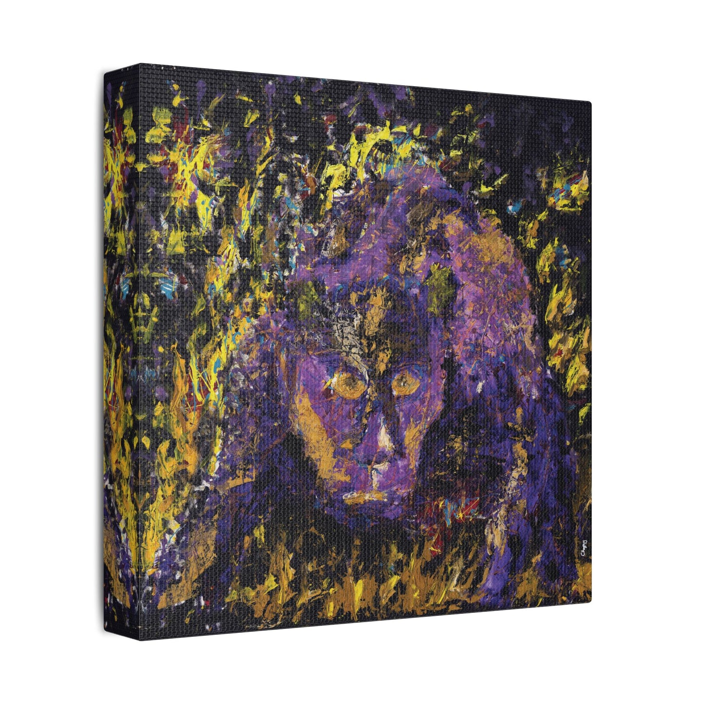 Jaguar - Satin Canvas, Stretched 1.5"