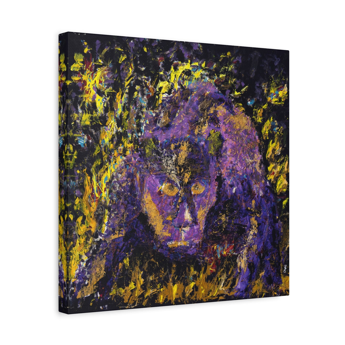 Jaguar, 0.75" Stretched Canvas