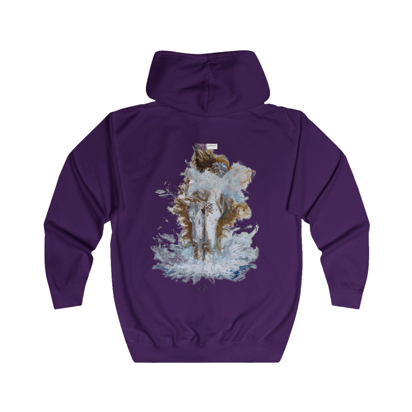 II of Cups Tarot Unisex Full Zip Hoodie