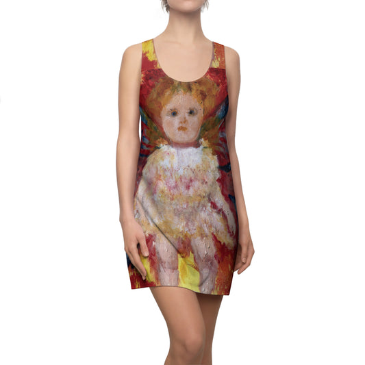 Inner Child Butterfly Women's Cut & Sew Racerback Dress