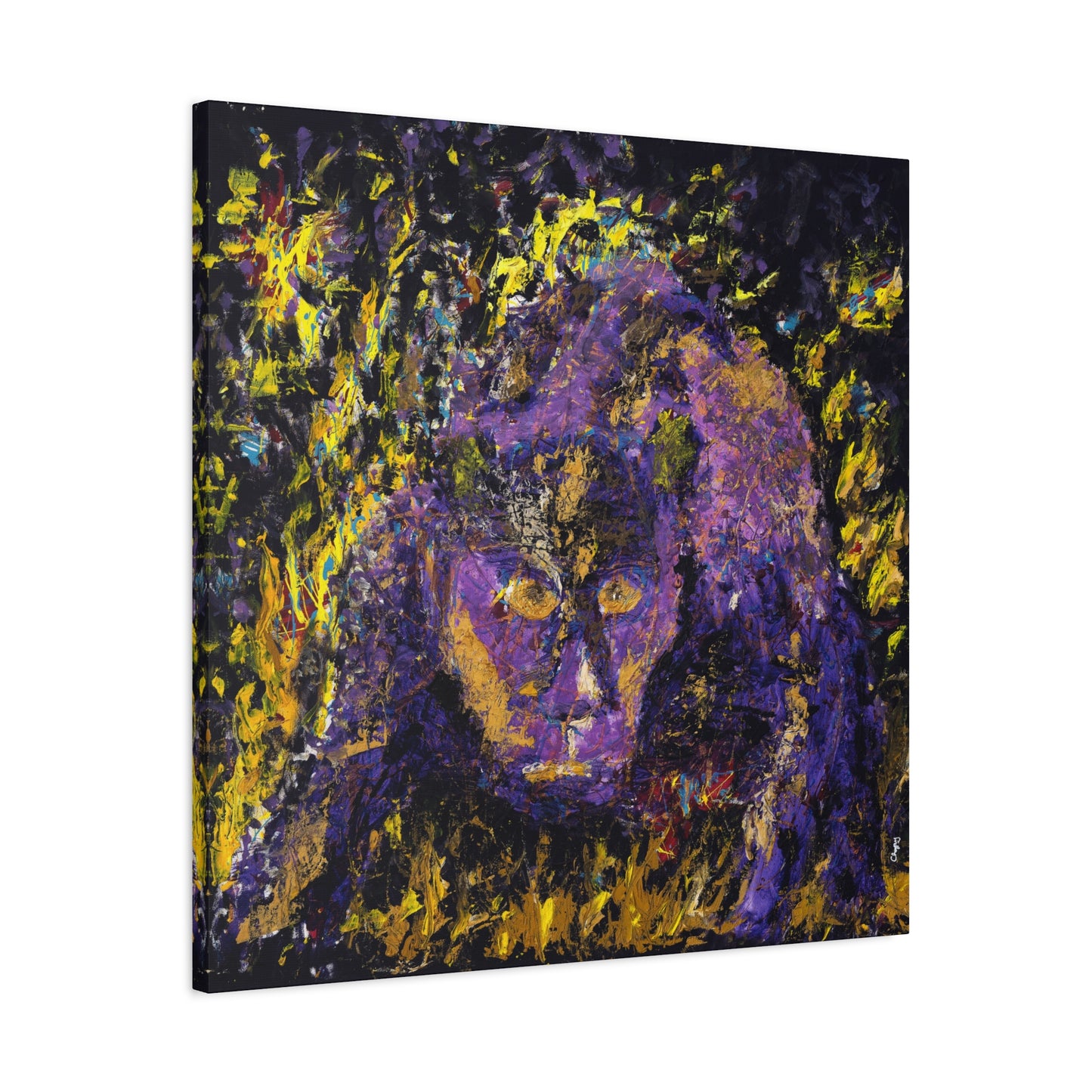 Jaguar, 0.75" Stretched Canvas