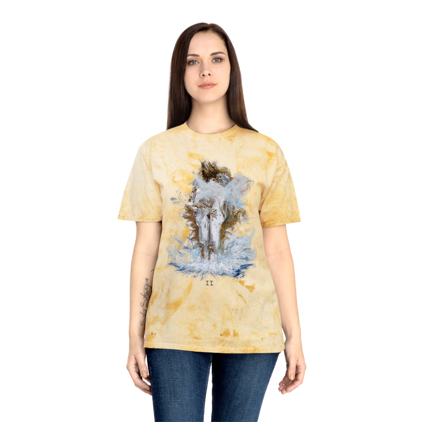 II of Cups Color Blast Cotton T-Shirt