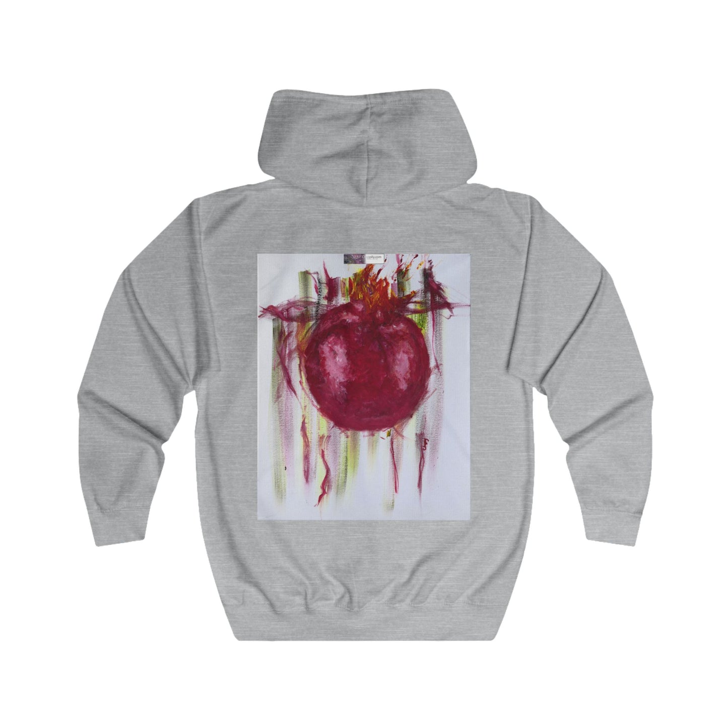 Pomegranate Unisex Full Zip Hoodie