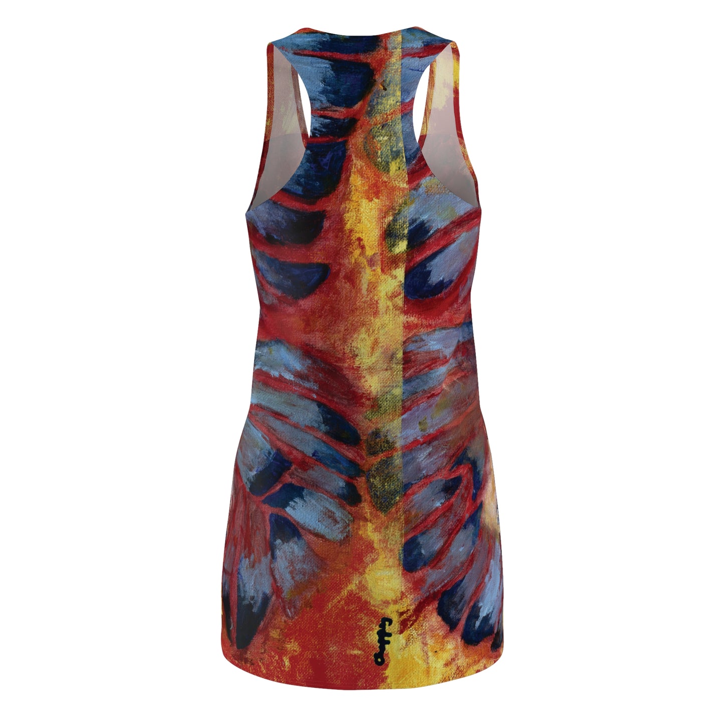 Inner Child Butterfly Women's Cut & Sew Racerback Dress