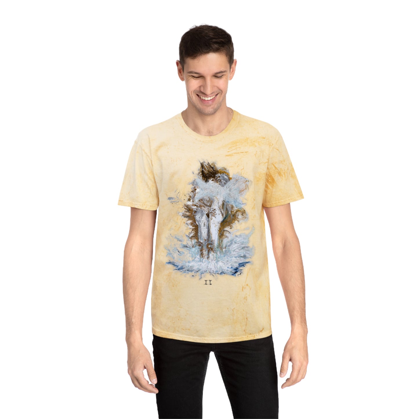 II of Cups Color Blast Cotton T-Shirt