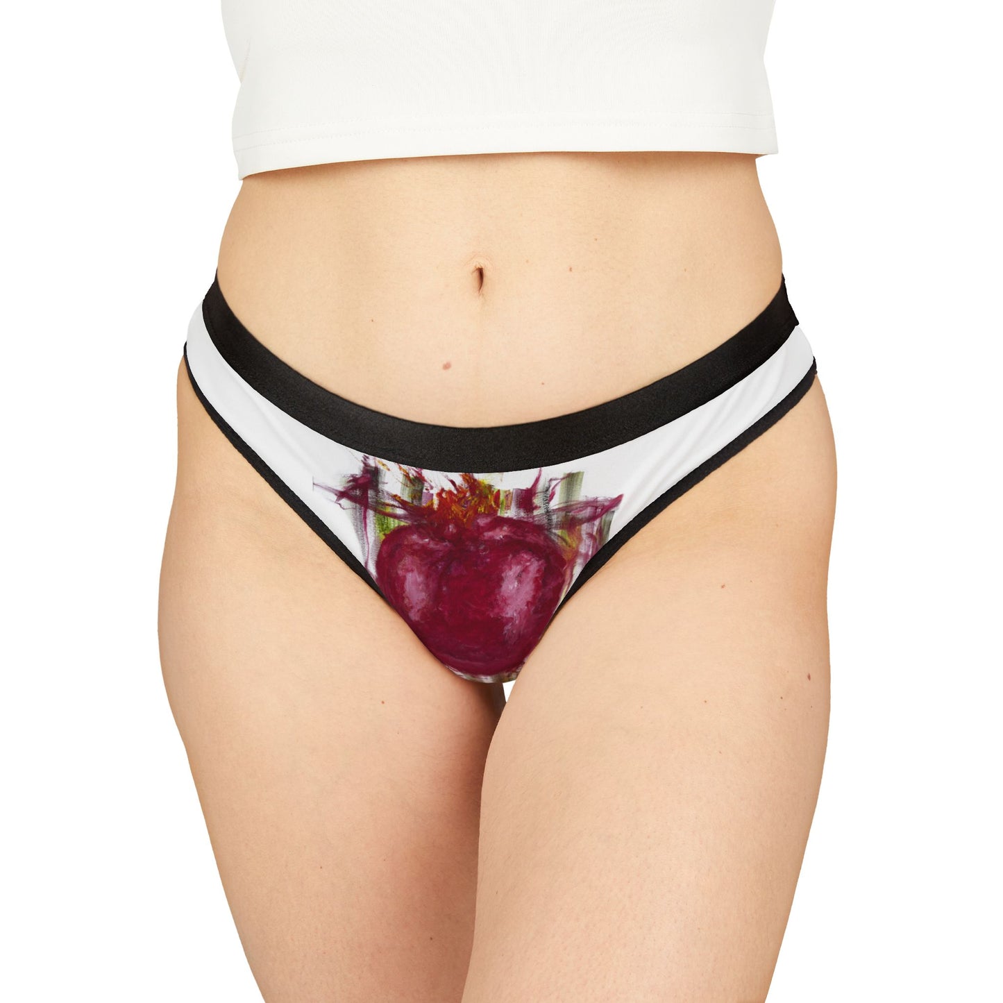 Pomegranate Diva Women's Thongs (AOP)