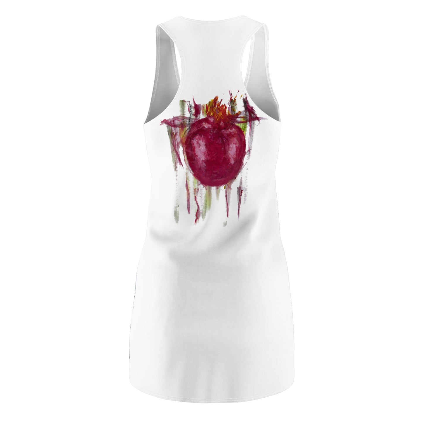 II of Cups Tarot Women's Cut & Sew Racerback Dress (AOP)