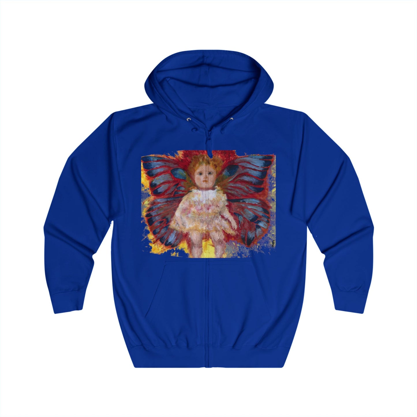 Butterfly Babydoll Unisex Full Zip Hoodie