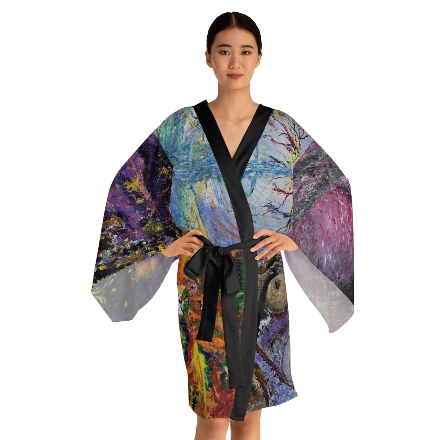 Chappya yA Ya Long Sleeve Kimono Robe