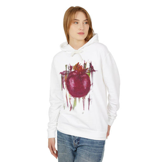 Pomegranate- Unisex Lightweight Hooded Sweatshirt