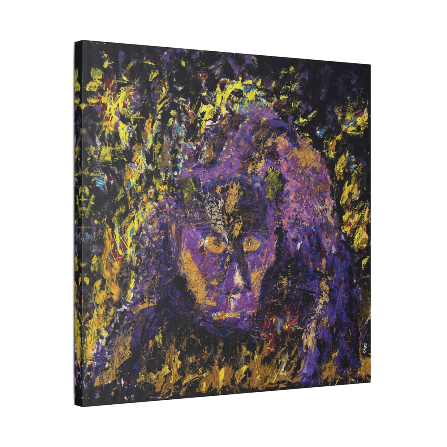 Jaguar - Satin Canvas, Stretched 1.5"