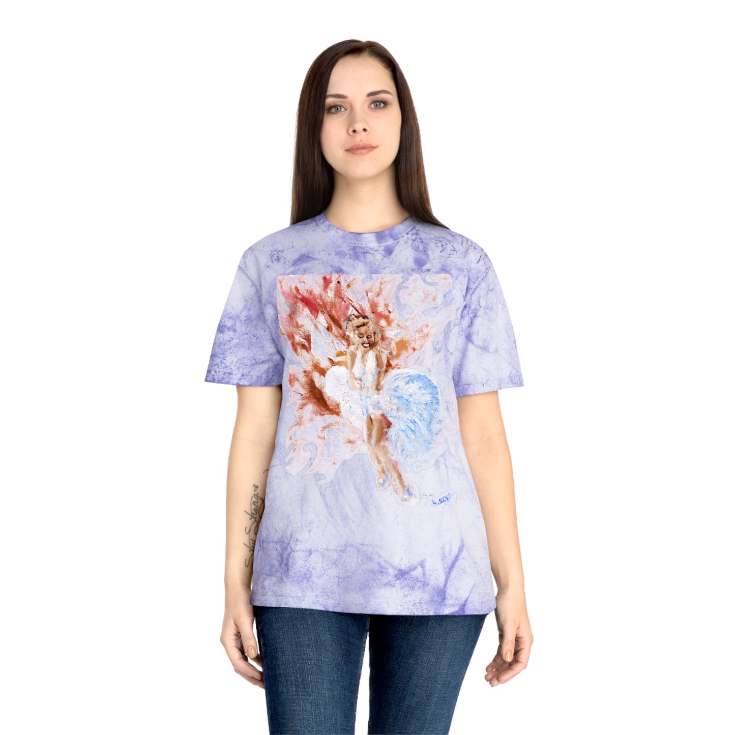 Diva Color Blast Cotton T-Shirt