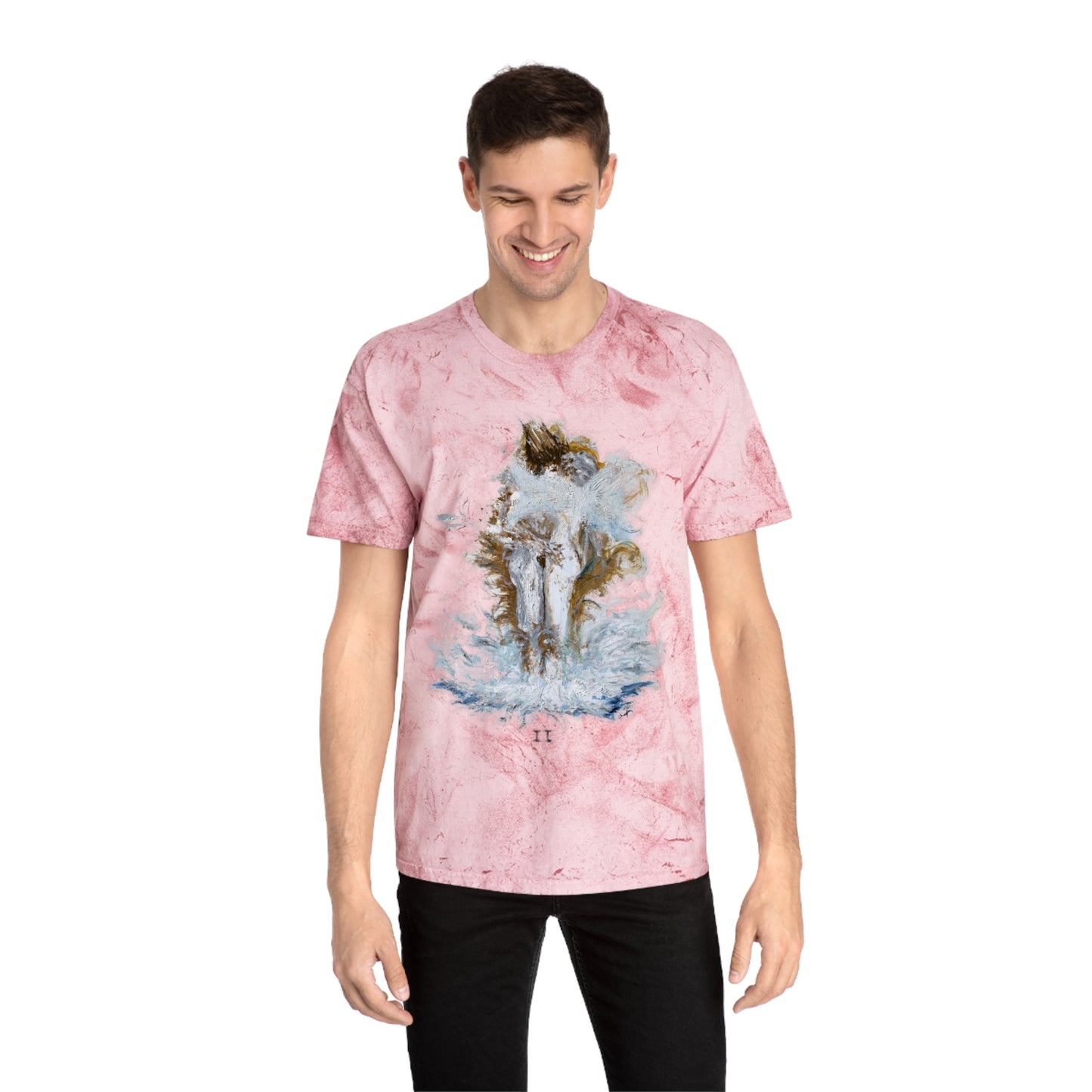 II of Cups Color Blast Cotton T-Shirt