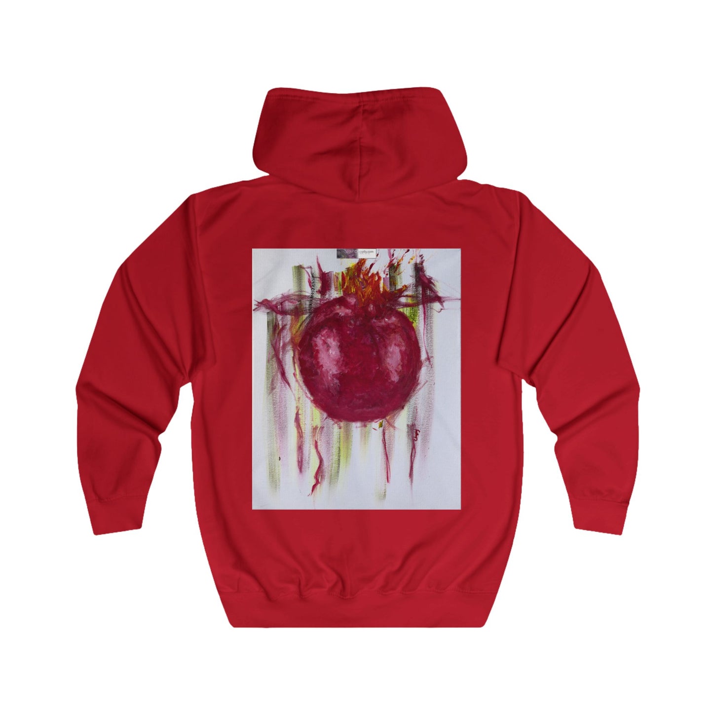 Pomegranate Unisex Full Zip Hoodie