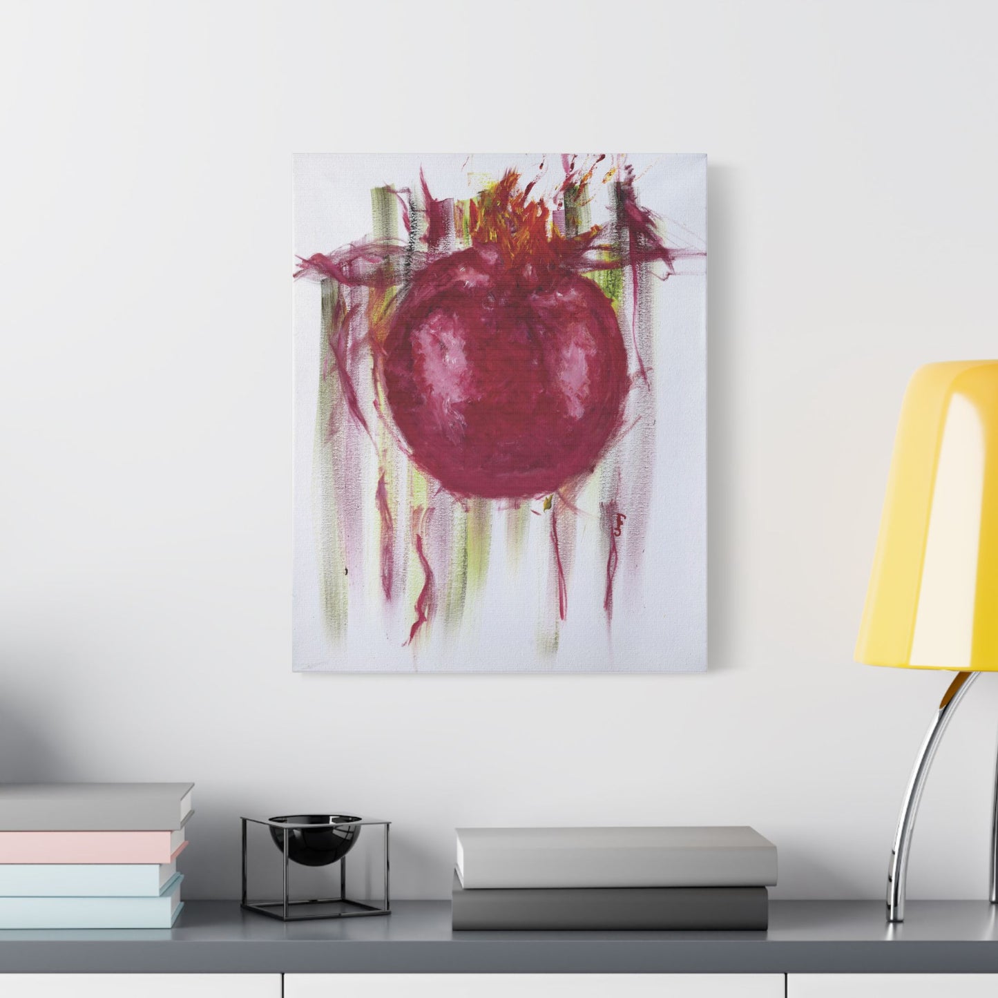 Pomegranate - Satin Canvas, Stretched 1.5"