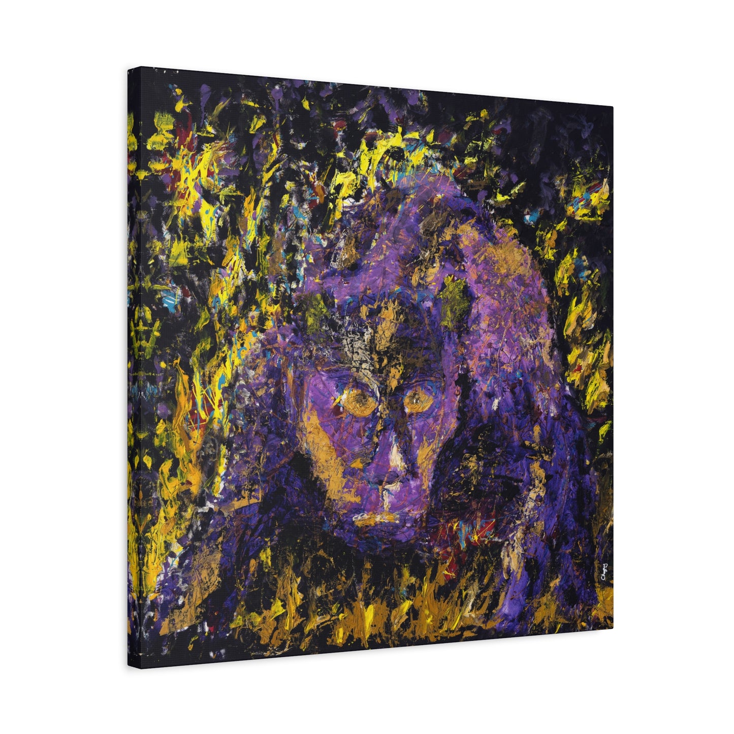 Jaguar, 0.75" Stretched Canvas