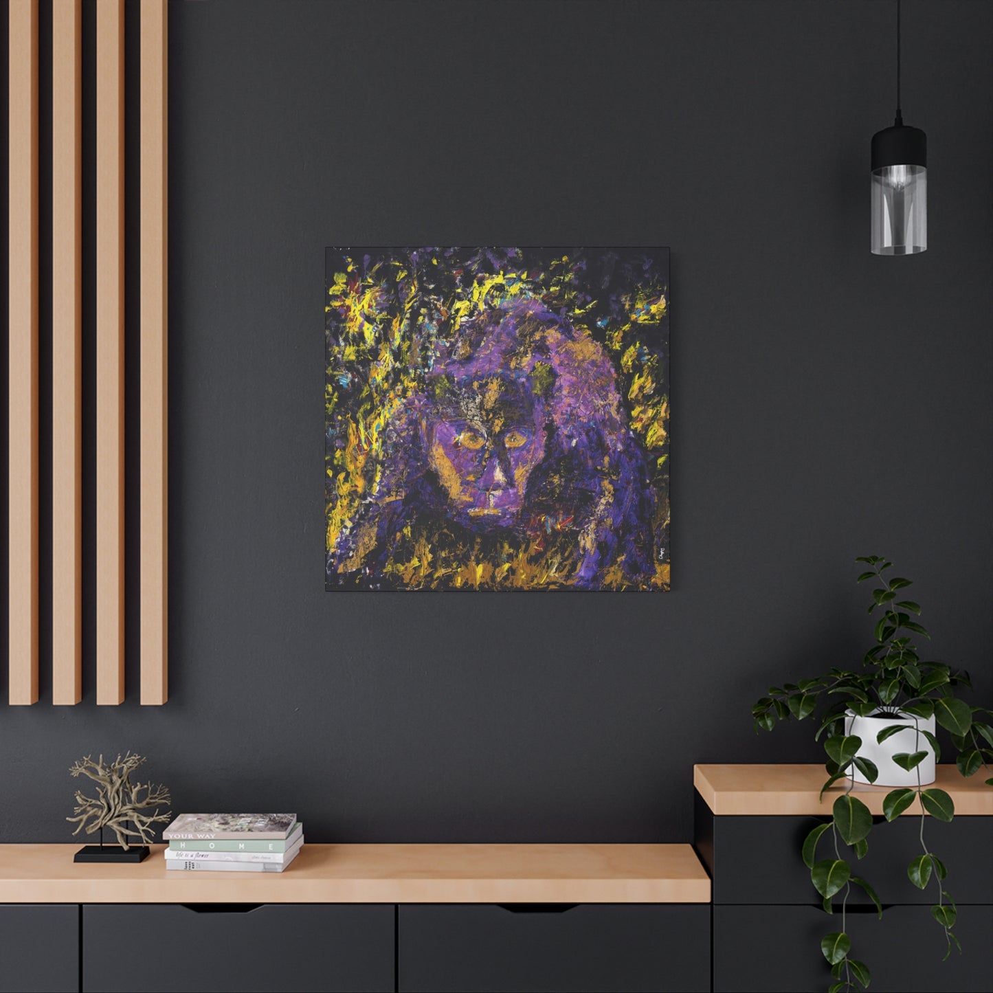 Jaguar, 0.75" Stretched Canvas