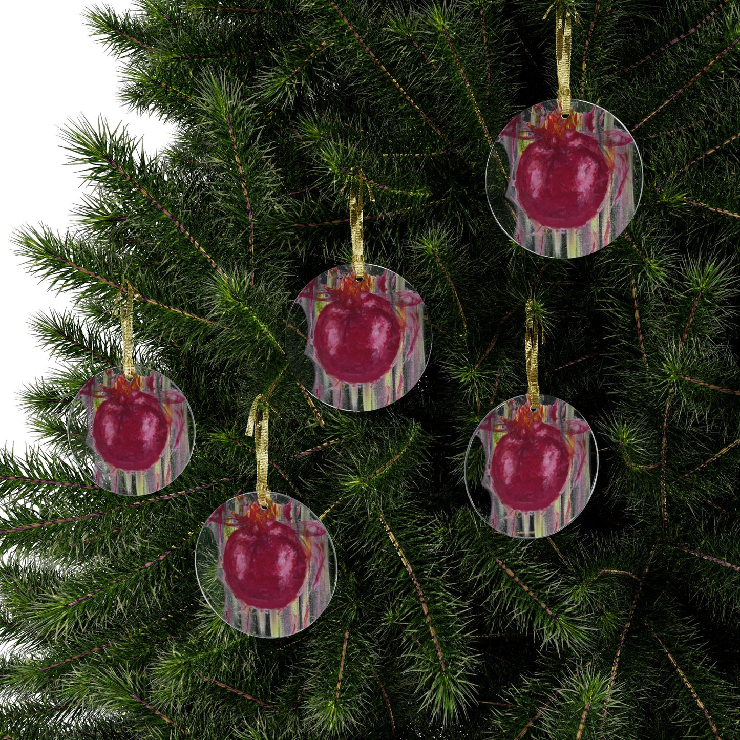 Pomegranate Acrylic Ornament