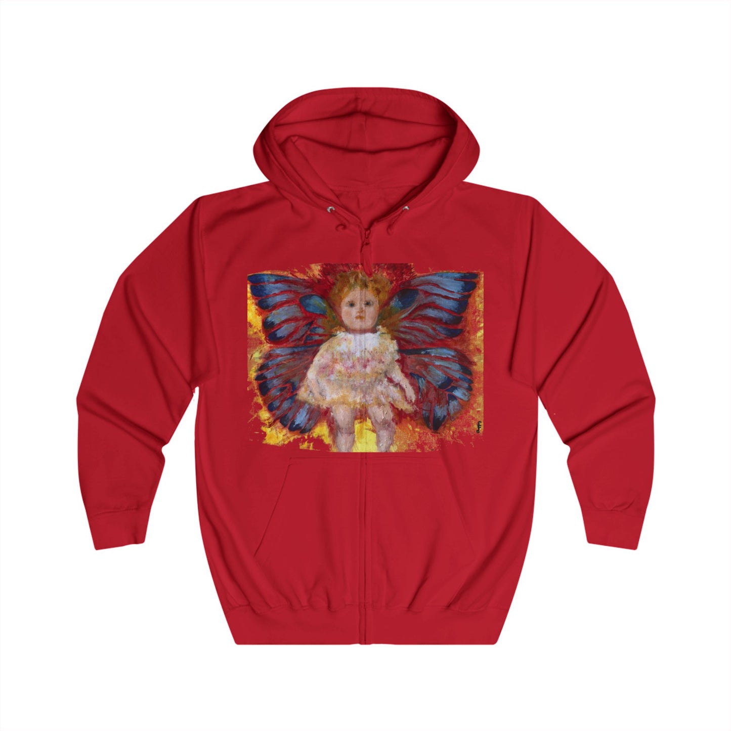 Butterfly Babydoll Unisex Full Zip Hoodie