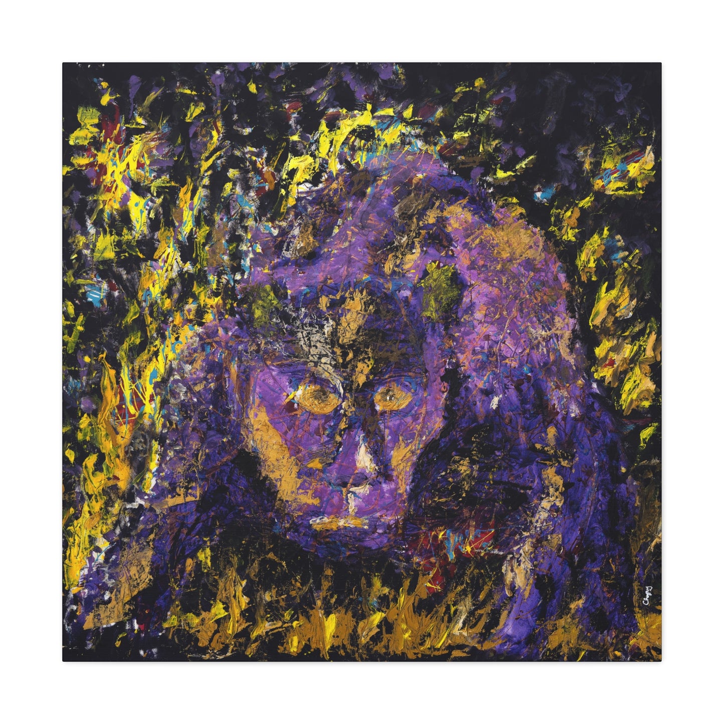 Jaguar, 0.75" Stretched Canvas